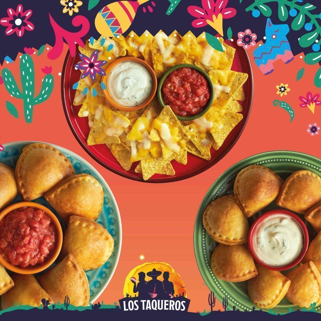 Party snacks from Los Taqueros, delicious with drinks